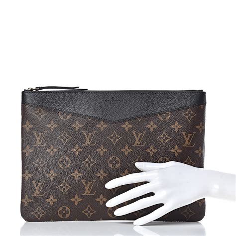 louis vuitton bags pockets in front of bag|louis vuitton monogram daily pouch.